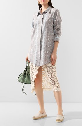Женские кожаные эспадрильи TOD’S белого цвета по цене 31300 руб., арт. XXW66B0CY50NV7 | Фото 2 Женские кожаные эспадрильи TOD’S белого цвета, арт. XXW66B0CY50NV7 | Фото 2