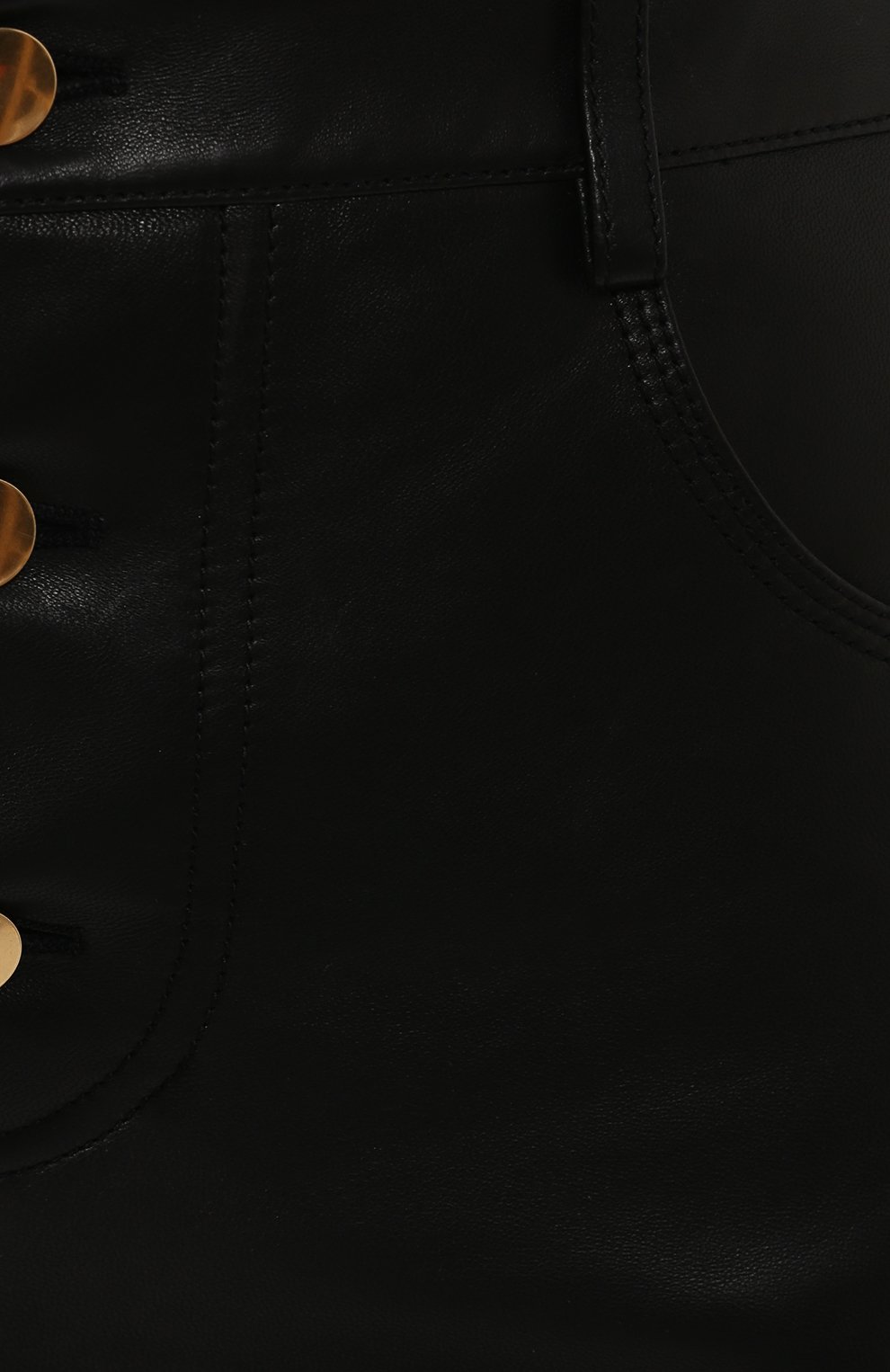 Женские кожаные брюки BOTTEGA VENETA черного цвета, арт. 618528/VKV90 | Фото 5 (Силуэт Ж (брюки и джинсы): Широкие; Длина (брюки, джинсы): Стандартные; Женское Кросс-КТ: Брюки-одежда, Кожаные брюки; Региональные ограничения белый список (Axapta Mercury): RU; Материал внешний: Натуральная кожа; Статус проверки: Проверена категория)