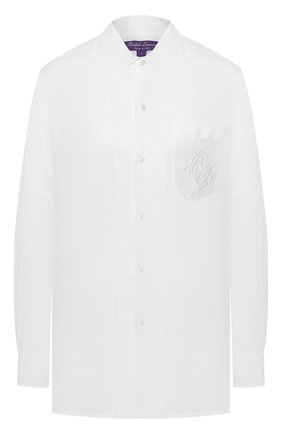 Женская хлопковая рубашка RALPH LAUREN белого цвета по цене 92350 руб., арт. 290797866 | Фото 1 Женская хлопковая рубашка RALPH LAUREN белого цвета, арт. 290797866 | Фото 1