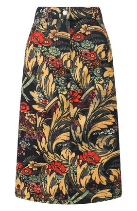 Женская хлопковая юбка DRIES VAN NOTEN разноцветного цвета по цене 35300 руб., арт. 201-10882-9426 | Фото 1 Женская хлопковая юбка DRIES VAN NOTEN разноцветного цвета, арт. 201-10882-9426 | Фото 1