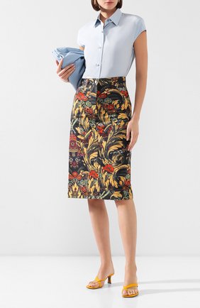 Женская хлопковая юбка DRIES VAN NOTEN разноцветного цвета по цене 35300 руб., арт. 201-10882-9426 | Фото 2 Женская хлопковая юбка DRIES VAN NOTEN разноцветного цвета, арт. 201-10882-9426 | Фото 2