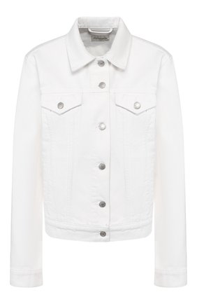 Женская джинсовая куртка DRIES VAN NOTEN белого цвета по цене 26400 руб., арт. 201-10568-9395 | Фото 1 Женская джинсовая куртка DRIES VAN NOTEN белого цвета, арт. 201-10568-9395 | Фото 1