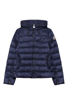 Детского пуховая куртка MONCLER темно-синего цвета по цене 33600 руб., арт. F1-954-1A131-10-53048/12-14A | Фото 1 Детского пуховая куртка MONCLER темно-синего цвета, арт. F1-954-1A131-10-53048/12-14A | Фото 1