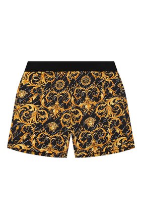 Детские хлопковые шорты VERSACE разноцветного цвета по цене 14250 руб., арт. YC000270/A232785/8A-14A | Фото 1 Детские хлопковые шорты VERSACE разноцветного цвета, арт. YC000270/A232785/8A-14A | Фото 1
