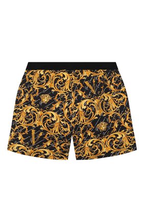 Детские хлопковые шорты VERSACE разноцветного цвета по цене 14250 руб., арт. YC000270/A232785/8A-14A | Фото 2 Детские хлопковые шорты VERSACE разноцветного цвета, арт. YC000270/A232785/8A-14A | Фото 2