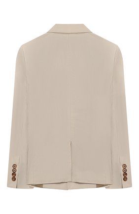 Детский хлопковый пиджак BURBERRY бежевого цвета по цене 37800 руб., арт. 8026360 | Фото 2 Детский хлопковый пиджак BURBERRY бежевого цвета, арт. 8026360 | Фото 2