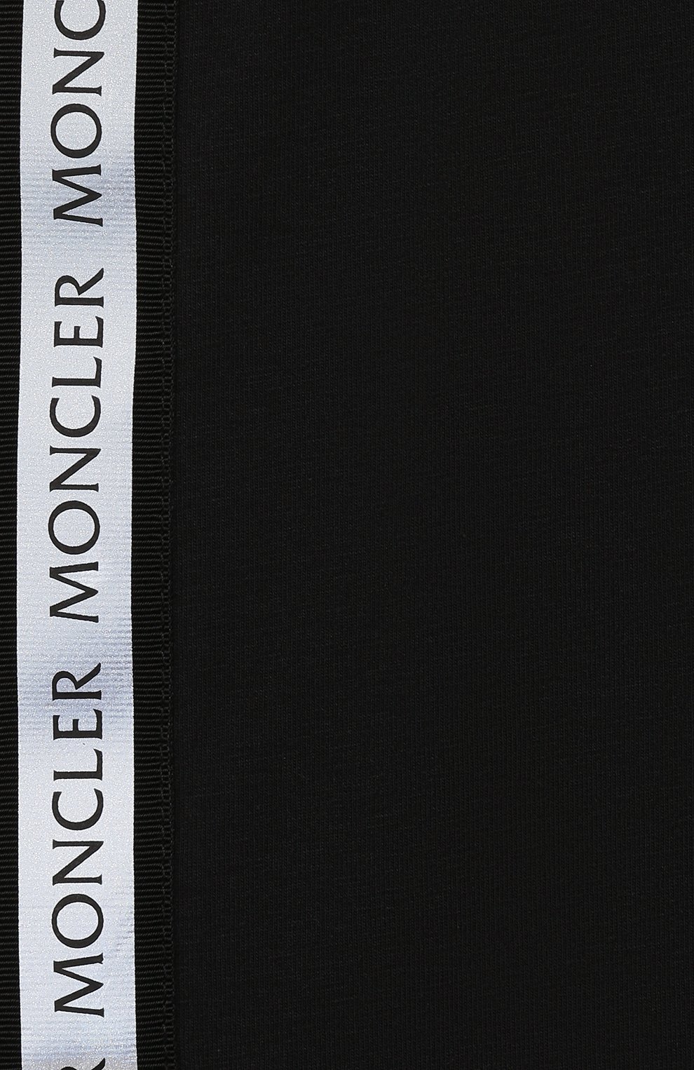 Детские хлопковые брюки MONCLER черного цвета по цене 12950 руб., арт. F1-951-8H703-10-8790A | Фото 3 Детские хлопковые брюки MONCLER черного цвета, арт. F1-951-8H703-10-8790A | Фото 3 (Кросс-КТ НВ: Брюки; Материал внешний: Хлопок; Ростовка одежда: 12 мес | 80 см, 18 мес | 86 см, 36 мес | 98 см)