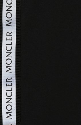 Детские хлопковые брюки MONCLER черного цвета по цене 12950 руб., арт. F1-951-8H703-10-8790A | Фото 3 Детские хлопковые брюки MONCLER черного цвета, арт. F1-951-8H703-10-8790A | Фото 3 (Кросс-КТ НВ: Брюки; Материал внешний: Хлопок; Ростовка одежда: 12 мес | 80 см, 18 мес | 86 см, 36 мес | 98 см)