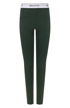 Женские леггинсы WILDFOX темно-зеленого цвета по цене 9775 руб., арт. WCM182000 | Фото 1 Женские леггинсы WILDFOX темно-зеленого цвета, арт. WCM182000 | Фото 1
