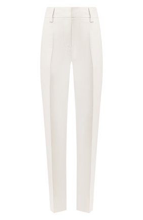 Женские шелковые брюки GIORGIO ARMANI бежевого цвета по цене 107000 руб., арт. 0SHPP09M/T01HI | Фото 1 Женские шелковые брюки GIORGIO ARMANI бежевого цвета, арт. 0SHPP09M/T01HI | Фото 1