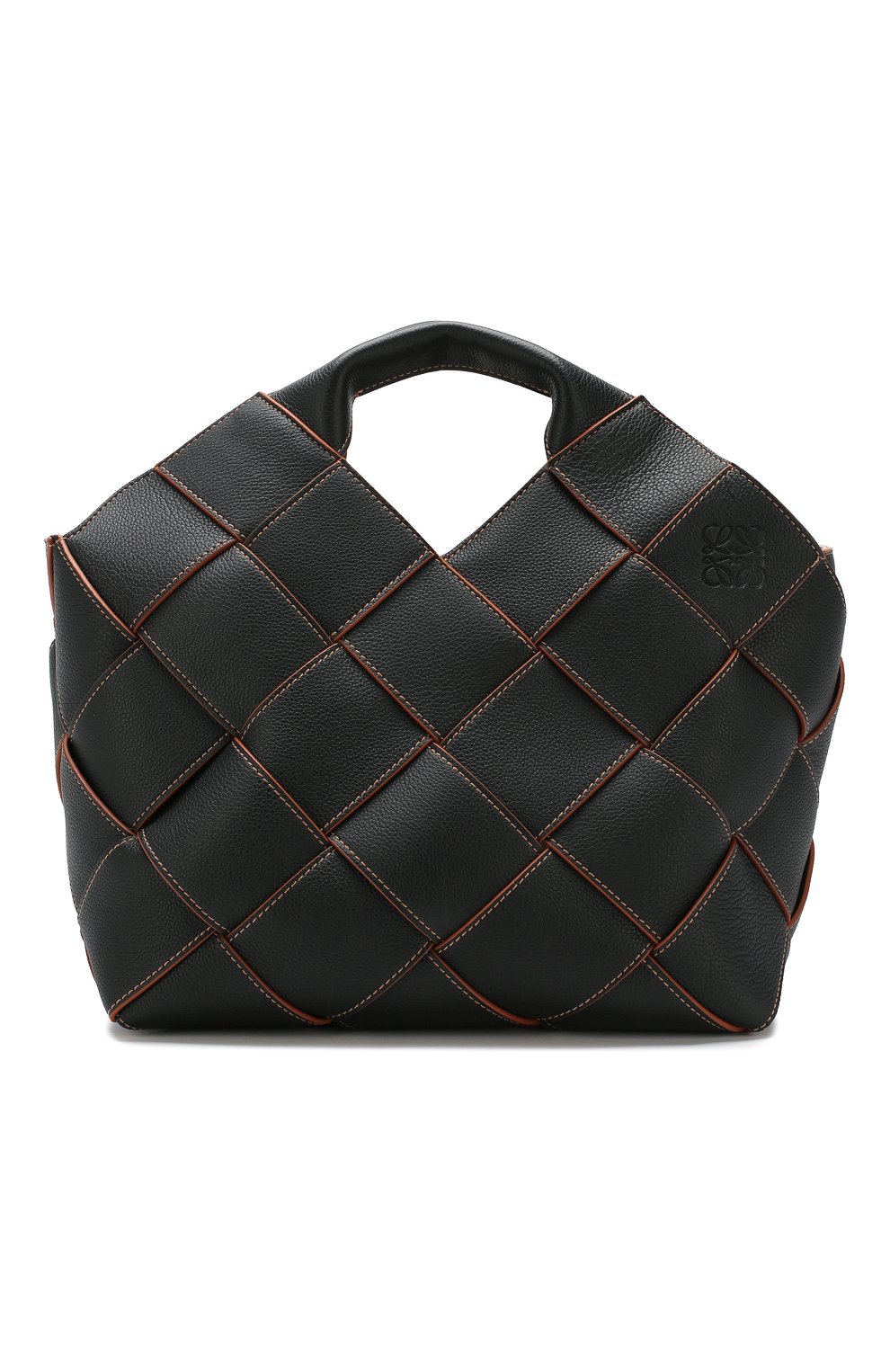 Женская сумка woven LOEWE черного цвета, арт. 321.12.L62 | Фото 1