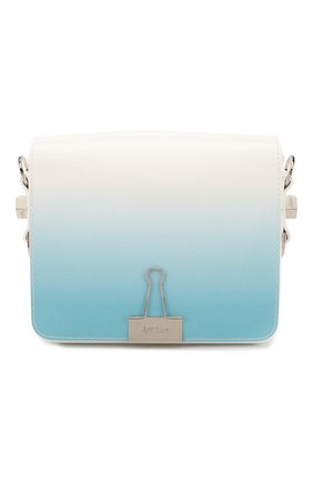 Женская сумка flap OFF-WHITE голубого цвета по цене 73800 руб., арт. 0WNA011R20G990683100 | Фото 1 Женская сумка flap OFF-WHITE голубого цвета, арт. 0WNA011R20G990683100 | Фото 1