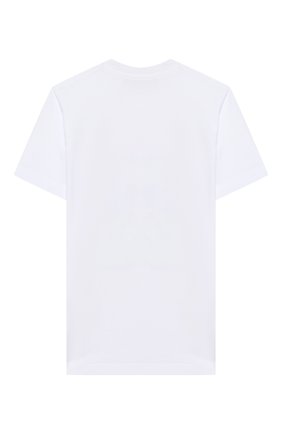 Детская хлопковая футболка DSQUARED2 белого цвета по цене 7445 руб., арт. DQ03W4-D00MQ | Фото 2 Детская хлопковая футболка DSQUARED2 белого цвета, арт. DQ03W4-D00MQ | Фото 2