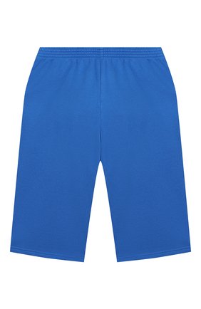 Детские хлопковые шорты BALENCIAGA голубого цвета по цене 13250 руб., арт. 621789/TFV19 | Фото 2 Детские хлопковые шорты BALENCIAGA голубого цвета, арт. 621789/TFV19 | Фото 2