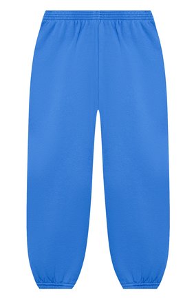 Детские хлопковые джоггеры BALENCIAGA голубого цвета по цене 18350 руб., арт. 621788/TFV19 | Фото 2 Детские хлопковые джоггеры BALENCIAGA голубого цвета, арт. 621788/TFV19 | Фото 2