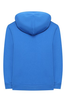 Детский хлопковое худи BALENCIAGA голубого цвета по цене 23250 руб., арт. 558143/TFV19 | Фото 2 Детский хлопковое худи BALENCIAGA голубого цвета, арт. 558143/TFV19 | Фото 2