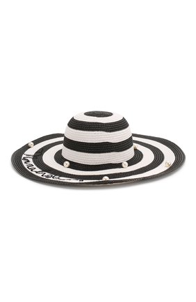 Детская шляпа MONNALISA черно-белого цвета, арт. 995032 | Фото 2