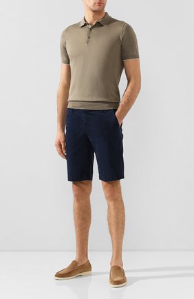 Мужские замшевые лоферы summer walk LORO PIANA бежевого цвета по цене 65150 руб., арт. FAE8124 | Фото 2 Мужские замшевые лоферы summer walk LORO PIANA бежевого цвета, арт. FAE8124 | Фото 2