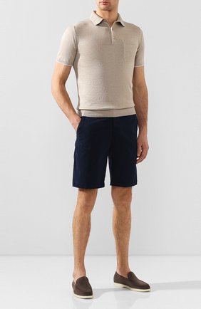 Мужские замшевые лоферы summer walk LORO PIANA серого цвета по цене 58550 руб., арт. FAE8124 | Фото 2 Мужские замшевые лоферы summer walk LORO PIANA серого цвета, арт. FAE8124 | Фото 2