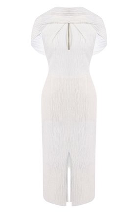Женское шелковое платье ROLAND MOURET белого цвета по цене 165500 руб., арт. SS20/S0911/F0436 | Фото 1 Женское шелковое платье ROLAND MOURET белого цвета, арт. SS20/S0911/F0436 | Фото 1