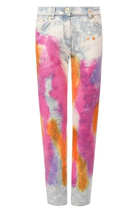 Женские джинсы VERSACE разноцветного цвета по цене 57200 руб., арт. A85386/A228455 | Фото 1 Женские джинсы VERSACE разноцветного цвета, арт. A85386/A228455 | Фото 1