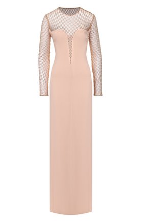 Женское платье-макси STELLA MCCARTNEY светло-розового цвета по цене 488000 руб., арт. 599748/SNA28 | Фото 1 Женское платье-макси STELLA MCCARTNEY светло-розового цвета, арт. 599748/SNA28 | Фото 1 (Материал внешний: Вискоза, Синтетический материал; Рукава: Длинные; Материал подклада: Шелк; Длина Ж (юбки, платья, шорты): Макси; Случай: Повседневный; Женское Кросс-КТ: Платье-одежда)