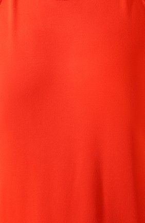 Женское платье из вискозы BOTTEGA VENETA оранжевого цвета, арт. 616993/VKI60 | Фото 5 (Случай: Коктейльный; Региональные ограничения белый список (Axapta Mercury): RU; Длина Ж (юбки, платья, шорты): Миди, До колена; Материал внешний: Вискоза; Рукава: Без рукавов; Женское Кросс-КТ: Платье-одежда)