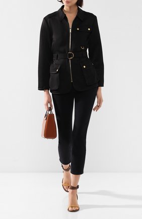 Женская куртка из вискозы и льна ESCADA SPORT черного цвета по цене 49950 руб., арт. 5032683 | Фото 2 Женская куртка из вискозы и льна ESCADA SPORT черного цвета, арт. 5032683 | Фото 2