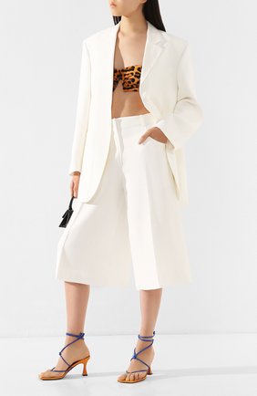Женские кюлоты из вискозы JACQUEMUS белого цвета по цене 32500 руб., арт. 201PA02/02110 | Фото 2 Женские кюлоты из вискозы JACQUEMUS белого цвета, арт. 201PA02/02110 | Фото 2