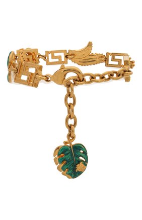 Женский браслет greca VERSACE золотого цвета по цене 54000 руб., арт. DG0H554/DJSX | Фото 2 Женский браслет greca VERSACE золотого цвета, арт. DG0H554/DJSX | Фото 2