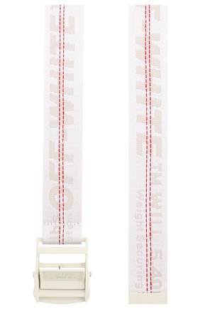Женский ремень industrial OFF-WHITE белого цвета по цене 16750 руб., арт. 0WRB009S20FAB0010101 | Фото 2 Женский ремень industrial OFF-WHITE белого цвета, арт. 0WRB009S20FAB0010101 | Фото 2