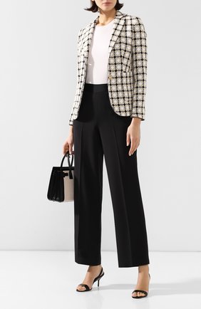 Женские шелковые брюки KITON черного цвета по цене 109500 руб., арт. D49128K09S67 | Фото 2 Женские шелковые брюки KITON черного цвета, арт. D49128K09S67 | Фото 2