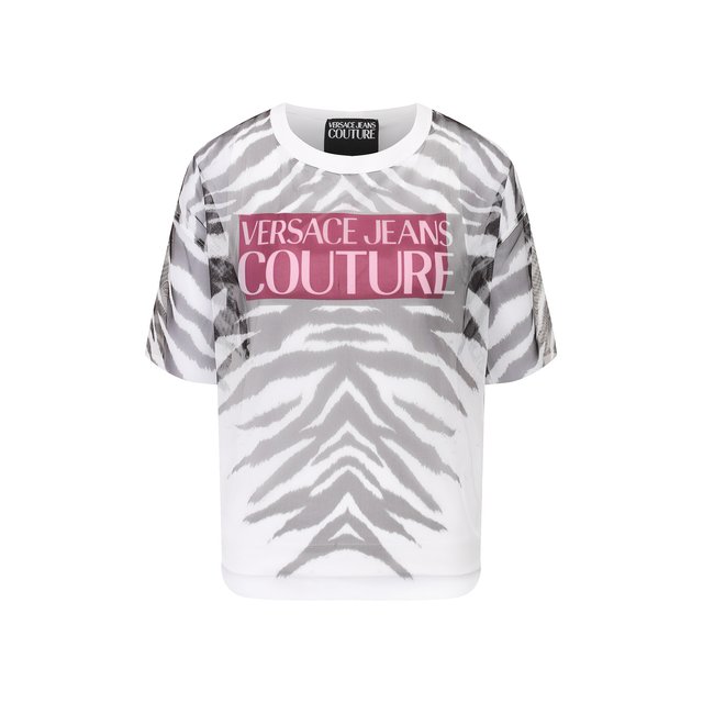 Хлопковая футболка Versace Jeans Couture 11000890
