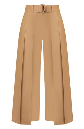 Женские кюлоты из смеси шерсти и шелка LANVIN бежевого цвета по цене 142500 руб., арт. RW-TR535U-4496-E20 | Фото 1 Женские кюлоты из смеси шерсти и шелка LANVIN бежевого цвета, арт. RW-TR535U-4496-E20 | Фото 1