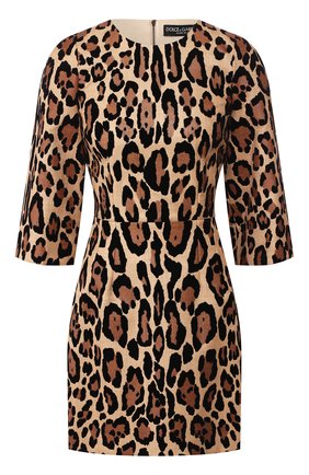Женское мини-платье DOLCE & GABBANA леопардового цвета по цене 163000 руб., арт. F6J1CT/HHMXM | Фото 1 Женское мини-платье DOLCE & GABBANA леопардового цвета, арт. F6J1CT/HHMXM | Фото 1