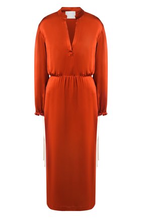 Женское платье из вискозы TWINS FLORENCE оранжевого цвета по цене 36100 руб., арт. TWFPE20ABI0002B | Фото 1 Женское платье из вискозы TWINS FLORENCE оранжевого цвета, арт. TWFPE20ABI0002B | Фото 1