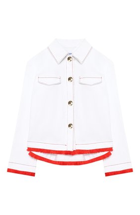 Детская джинсовая куртка STELLA JEAN KIDS белого цвета по цене 12500 руб., арт. 20E/J/JF/CT03/1141/4A-6A | Фото 1 Детская джинсовая куртка STELLA JEAN KIDS белого цвета, арт. 20E/J/JF/CT03/1141/4A-6A | Фото 1