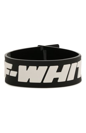 Мужской браслет OFF-WHITE черного цвета по цене 8995 руб., арт. 0M0A015S208510411001 | Фото 1 Мужской браслет OFF-WHITE черного цвета, арт. 0M0A015S208510411001 | Фото 1