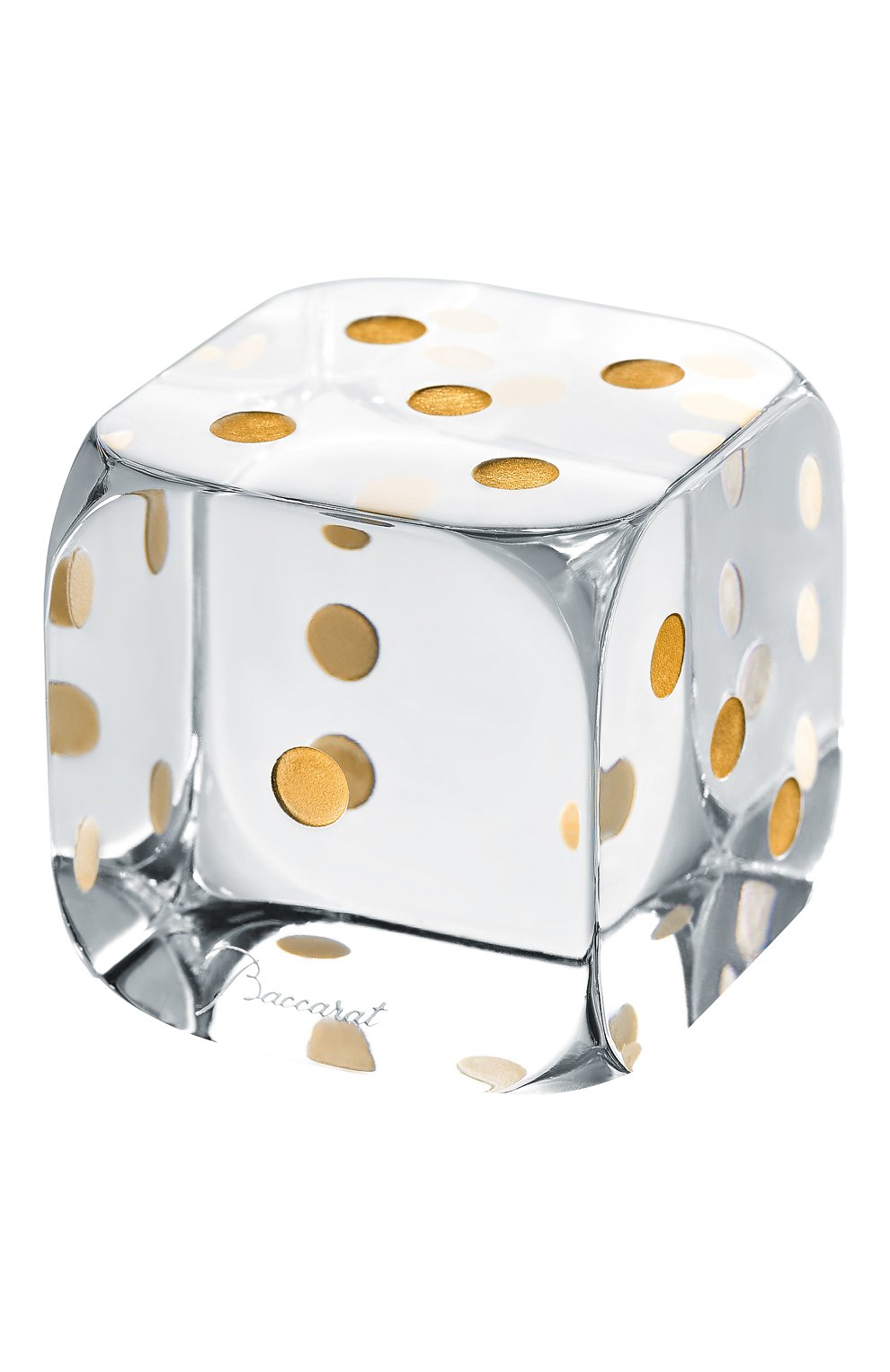 Пресс-папье игральный кубик jeu BACCARAT прозрачного цвета, арт. 2 813 749 | Фото 1 (Ограничения доставки: fragile-2)