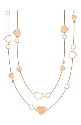 Женские колье CHOPARD розового золота цвета по цене 1070450 руб., арт. 81A007-5021 | Фото 1 Женские колье CHOPARD розового золота цвета, арт. 81A007-5021 | Фото 1