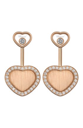 Женские серьги CHOPARD розового золота цвета по цене 477950 руб., арт. 83A007-5921 | Фото 1 Женские серьги CHOPARD розового золота цвета, арт. 83A007-5921 | Фото 1
