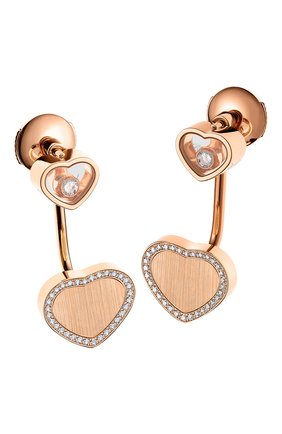 Женские серьги CHOPARD розового золота цвета по цене 477950 руб., арт. 83A007-5921 | Фото 2 Женские серьги CHOPARD розового золота цвета, арт. 83A007-5921 | Фото 2