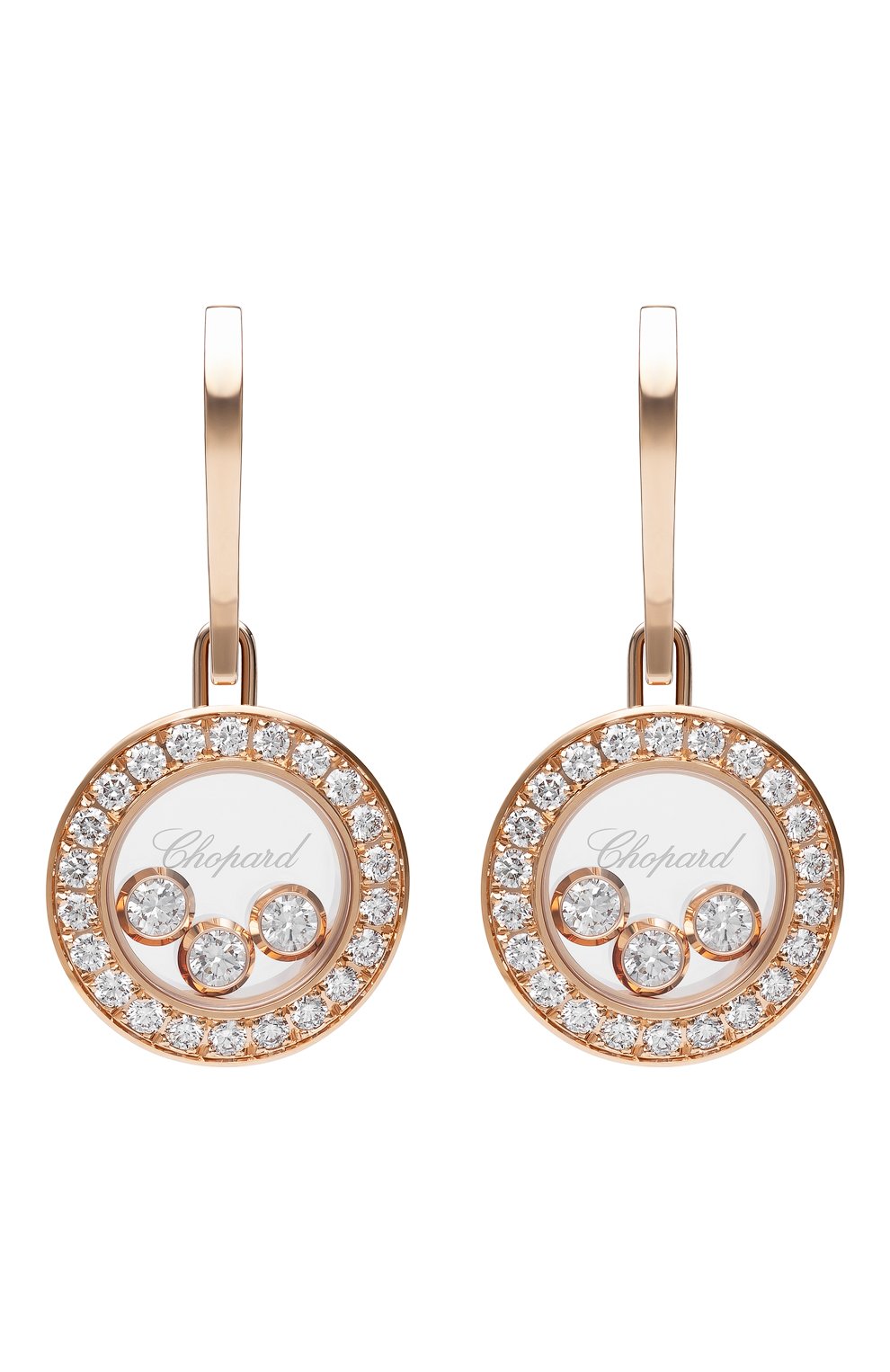 Женские серьги CHOPARD розового золота цвета, арт. 83a018-5401 | Фото 1