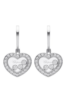 Женские серьги CHOPARD белого золота цвета по цене 718900 руб., арт. 83a611-1401 | Фото 1 Женские серьги CHOPARD белого золота цвета, арт. 83a611-1401 | Фото 1