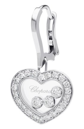 Женские серьги CHOPARD белого золота цвета по цене 718900 руб., арт. 83a611-1401 | Фото 2 Женские серьги CHOPARD белого золота цвета, арт. 83a611-1401 | Фото 2