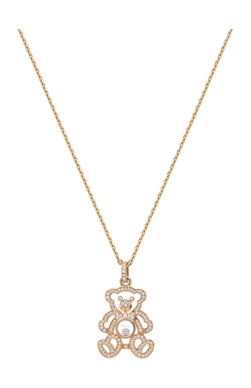 Женские кулон CHOPARD розового золота цвета, арт. 797690-5003 | Фото 1