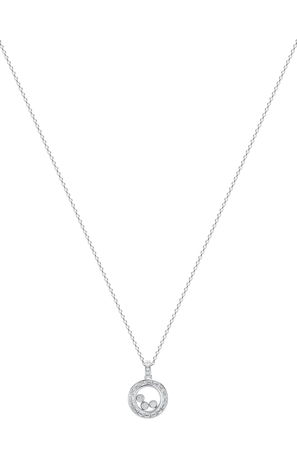 Женские кулон CHOPARD белого золота цвета, арт. 799437-1001 | Фото 1