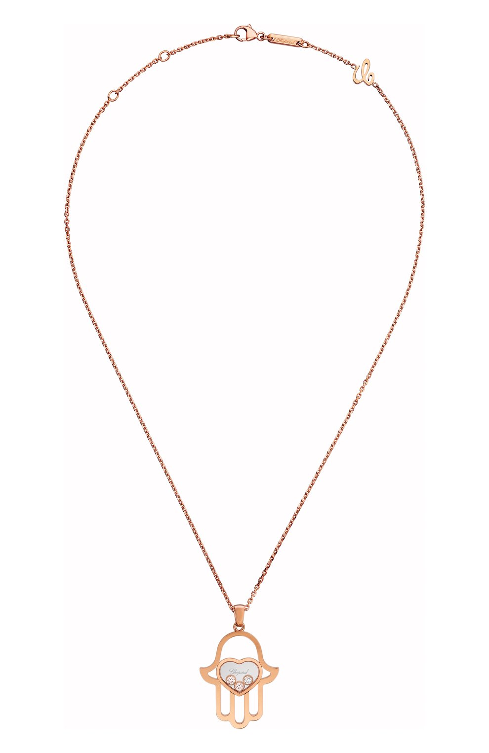 Женские кулон CHOPARD розового золота цвета по цене 347600 руб., арт. 799898-5001 | Фото 2 Женские кулон CHOPARD розового золота цвета, арт. 799898-5001 | Фото 2