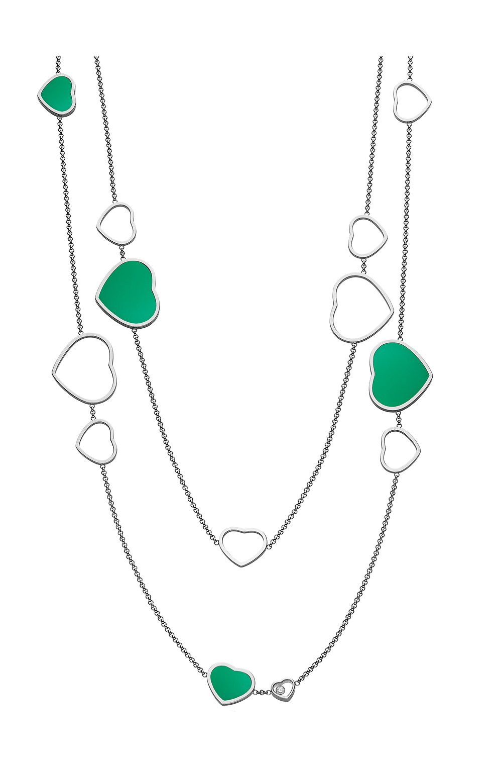 Женские колье CHOPARD белого золота цвета, арт. 817482-1101 | Фото 1