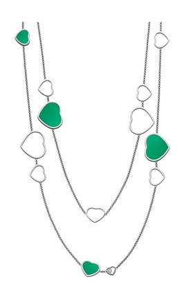 Женские колье CHOPARD белого золота цвета по цене 730750 руб., арт. 817482-1101 | Фото 1 Женские колье CHOPARD белого золота цвета, арт. 817482-1101 | Фото 1